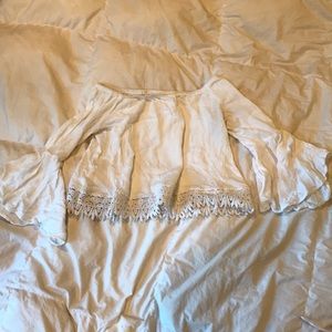 Off the shoulder shirt